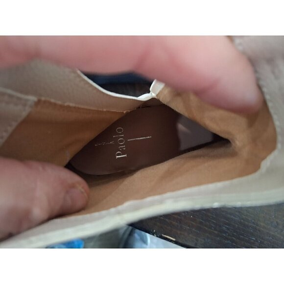 Linea Paolo Faux Leather Rad Bootie in Cream/NWOB, Sz. 4M - Picture 9 of 9